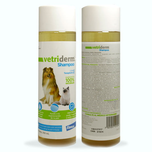 VETRIDERM SHAMPOO TERAPÉUTICO 350ML