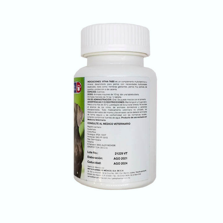 SUPLEMENTO ALIMENTICIO VITHA TABS