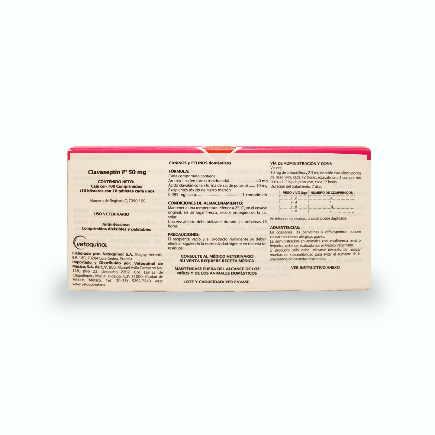 ANTIBIÓTICO CLAVASEPTIN P BLÍSTER 10 COMPRIMIDOS