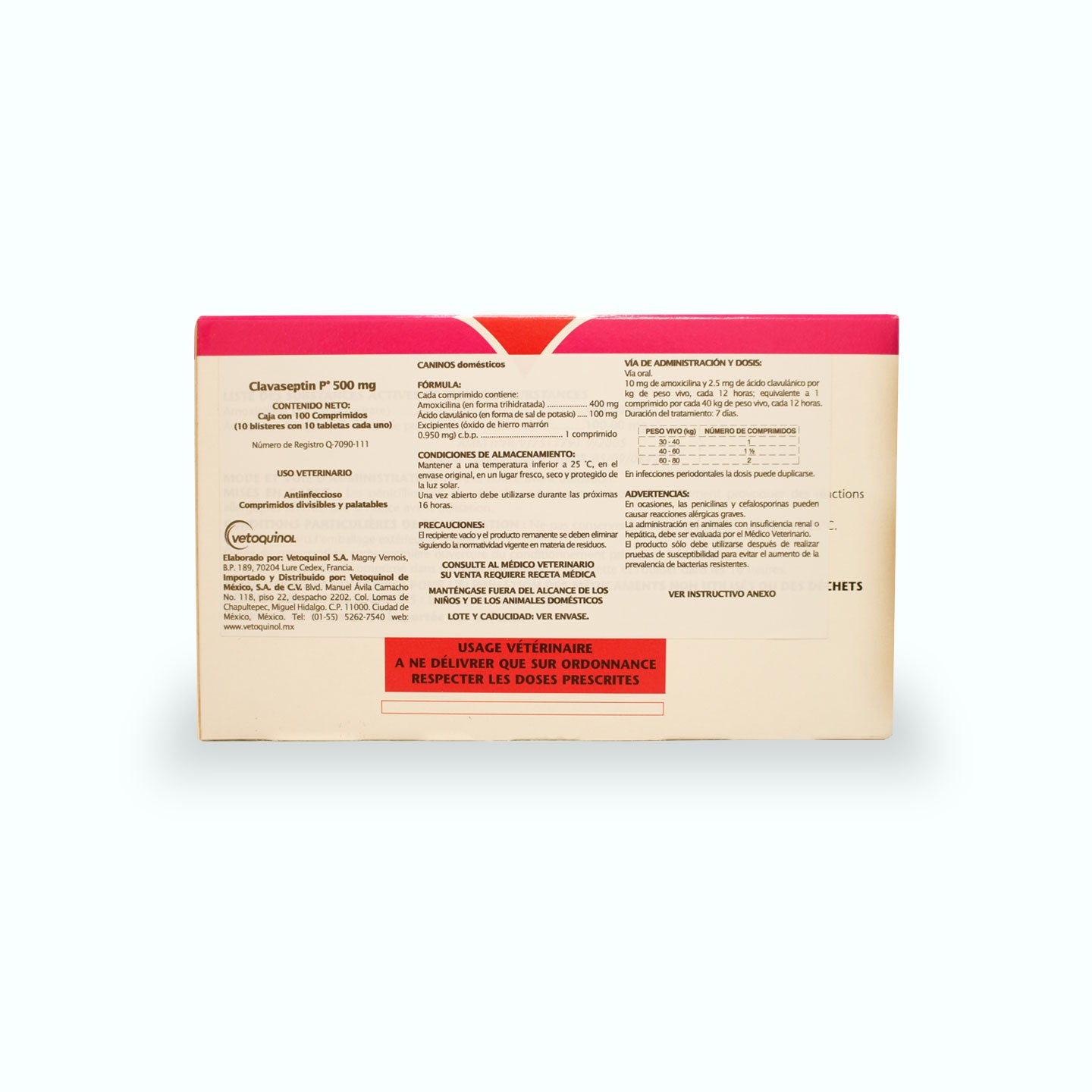 ANTIBIÓTICO CLAVASEPTIN P BLÍSTER 10 COMPRIMIDOS