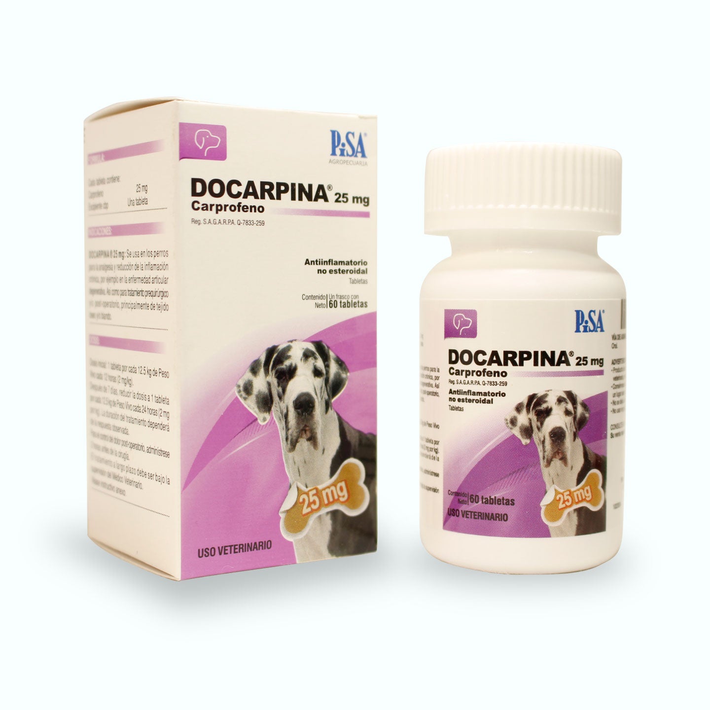 ANTIINFLAMATORIO DOCARPINA FRASCO 60 TAB.