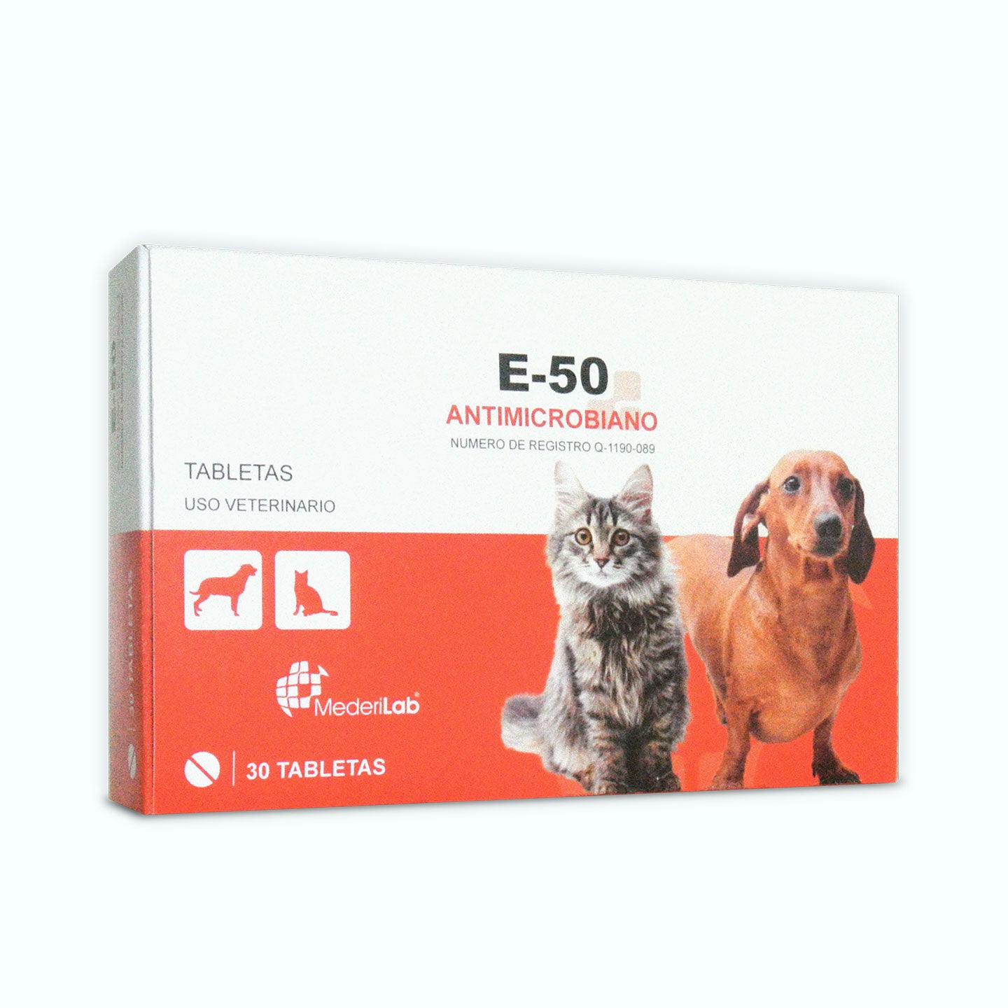 ANTIMICROBIANO ENROFLOXACINA CAJA 30 TABLETAS
