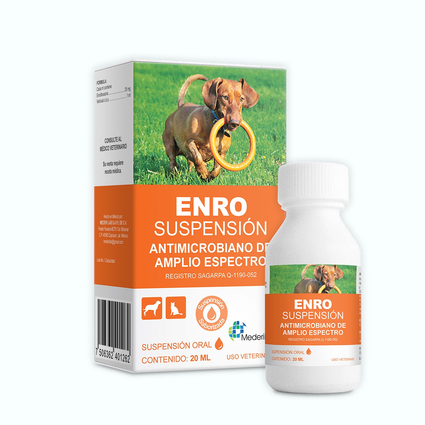 ANTIMICROBIANO ENRO-SUSPENSIÓN 20 ML