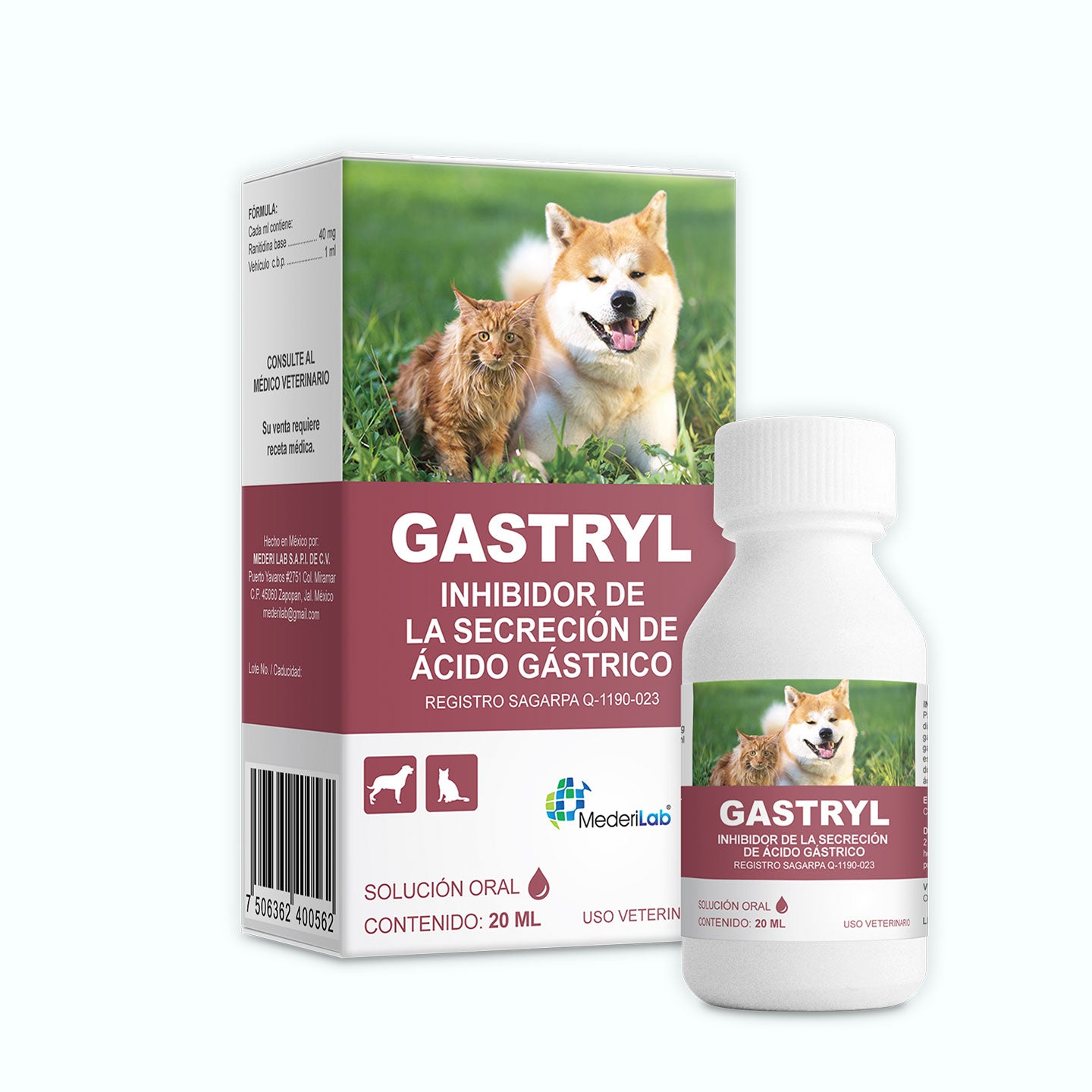 ANTIULCEROSO GASTRYL ORAL 20 ML