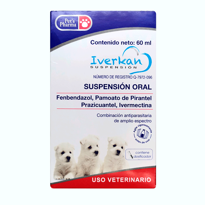DESPARASITANTE INTERNO IVERKAN SUSPENSIÓN