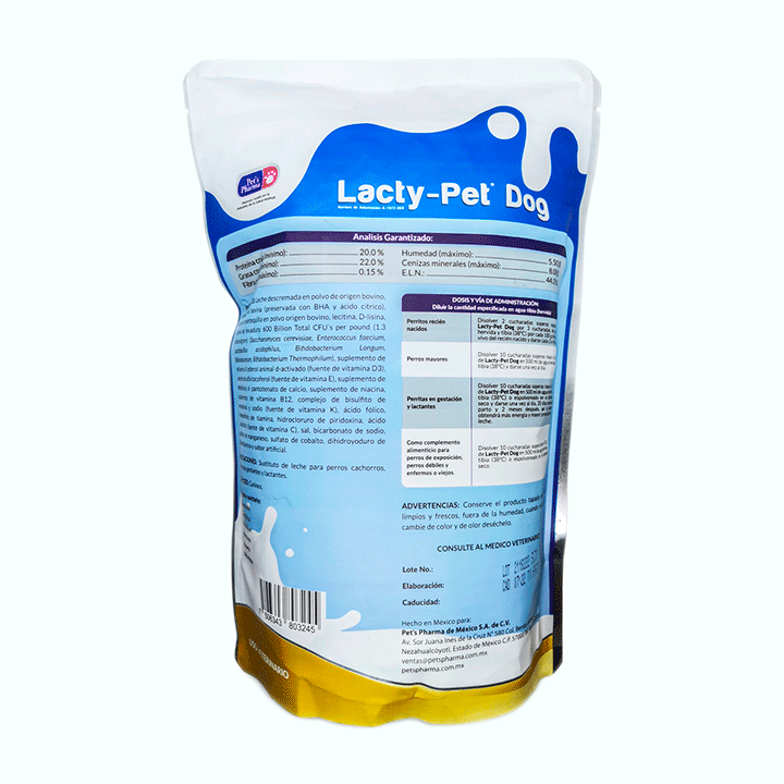SUSTITUTO DE LECHE LACTY-PET