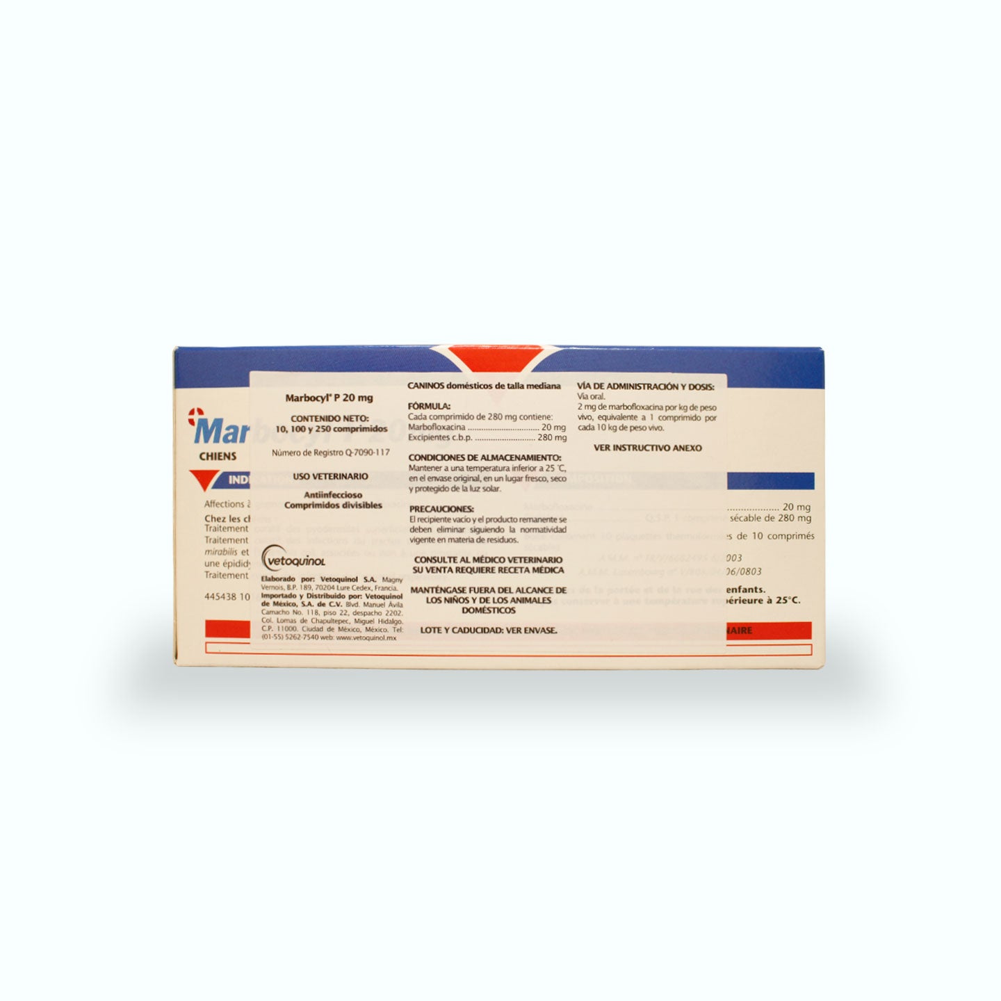 ANTIBIÓTICO MARBOCYL P BLÍSTER 10 COMPRIMIDOS