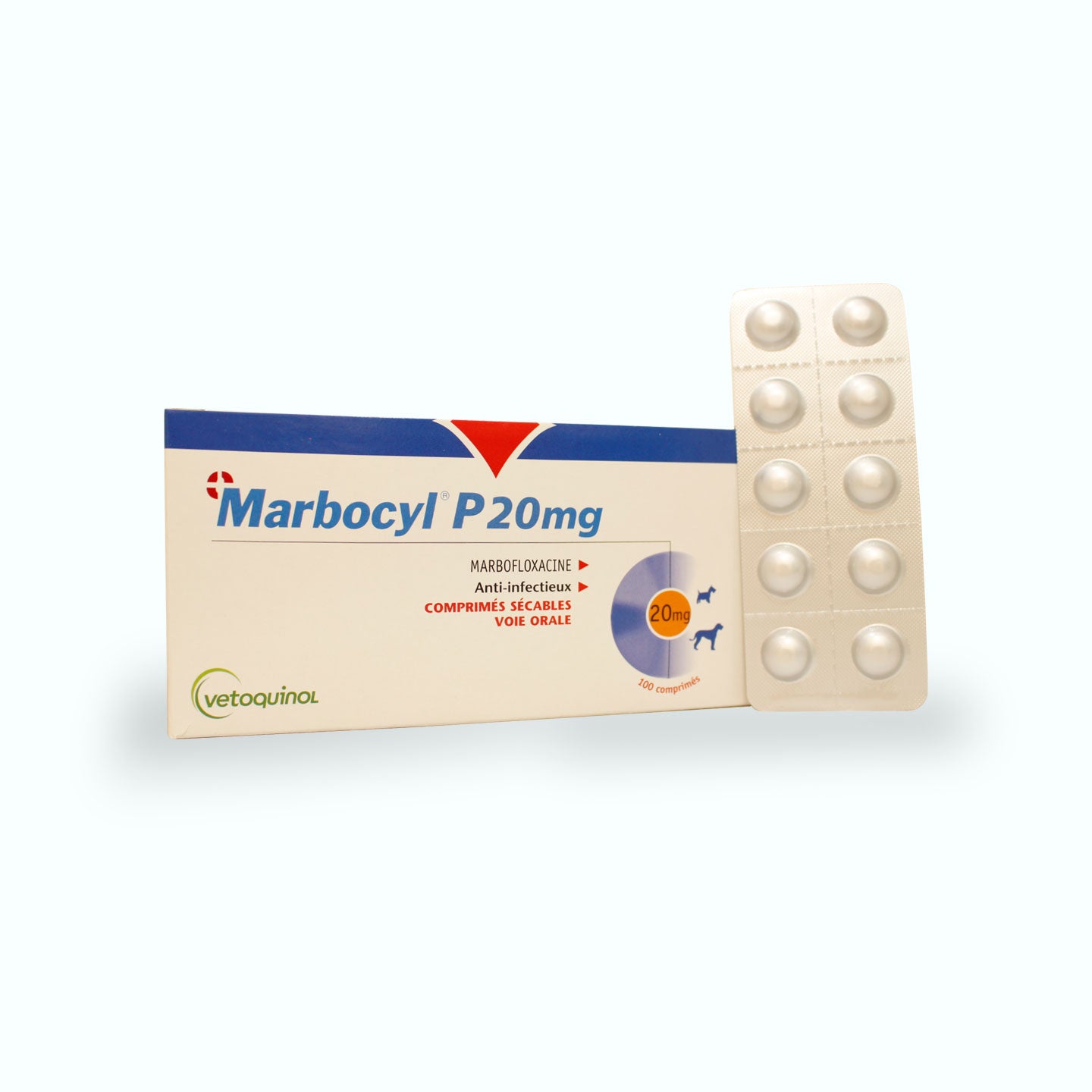 ANTIBIÓTICO MARBOCYL P BLÍSTER 10 COMPRIMIDOS