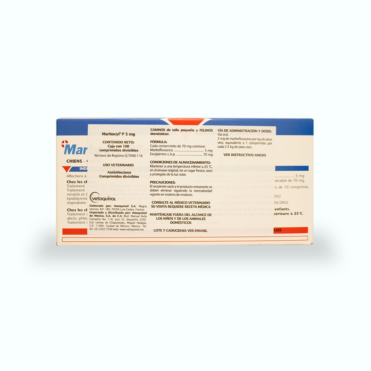 ANTIBIÓTICO MARBOCYL P BLÍSTER 10 COMPRIMIDOS