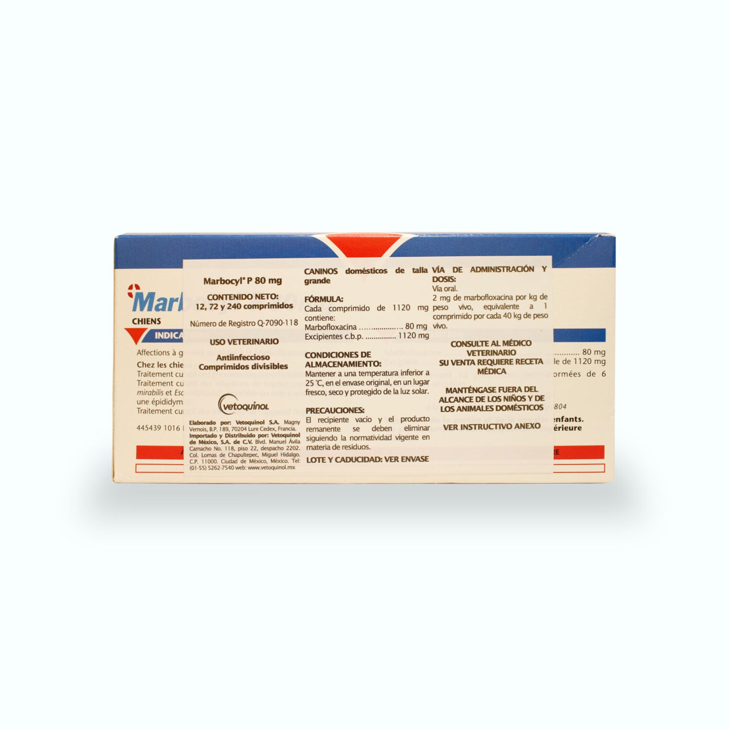 MARBOCYL P 80 MG CPR BT 72 FR
