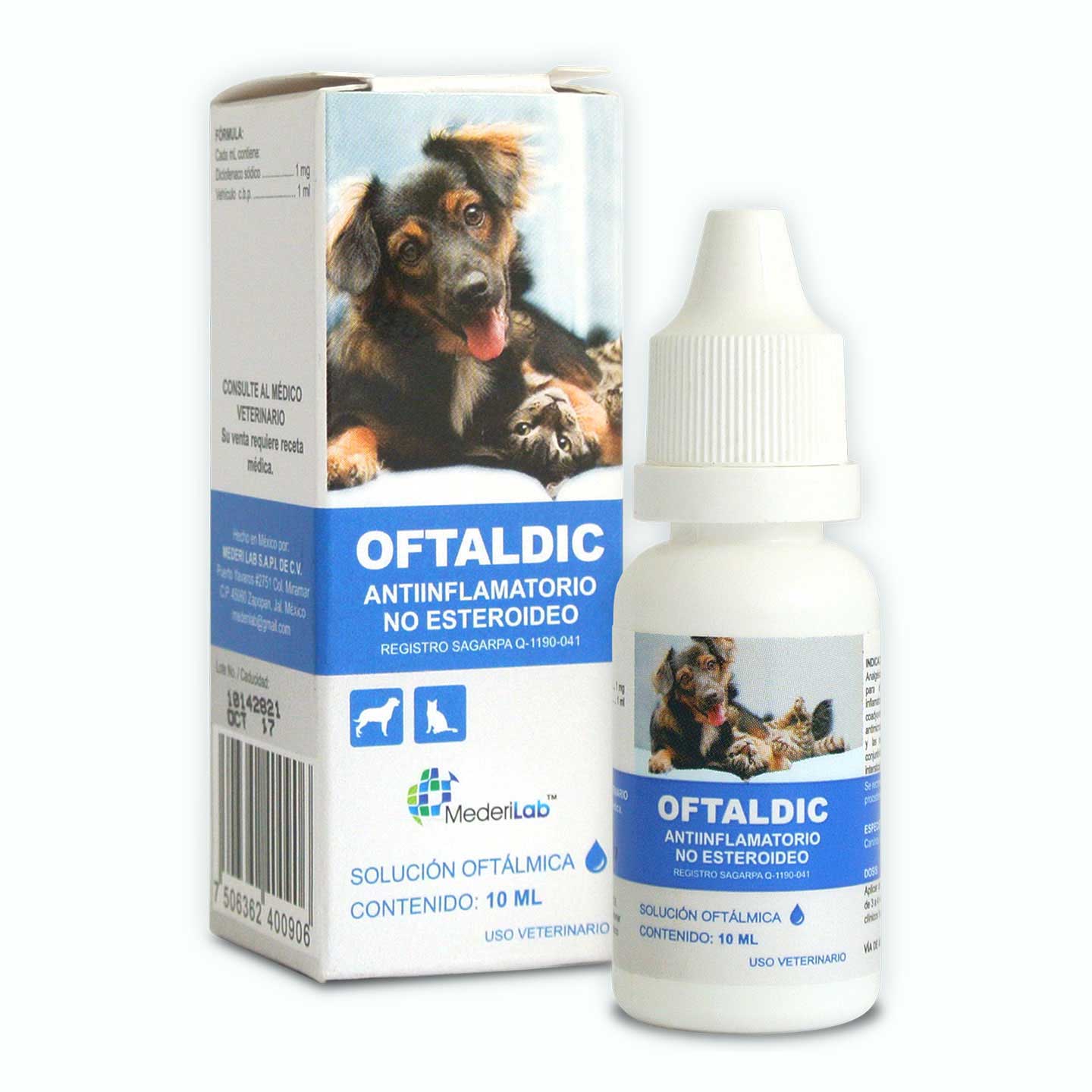 SOLUCIÓN OFTÁLMICA OFTALDIC 10 ML