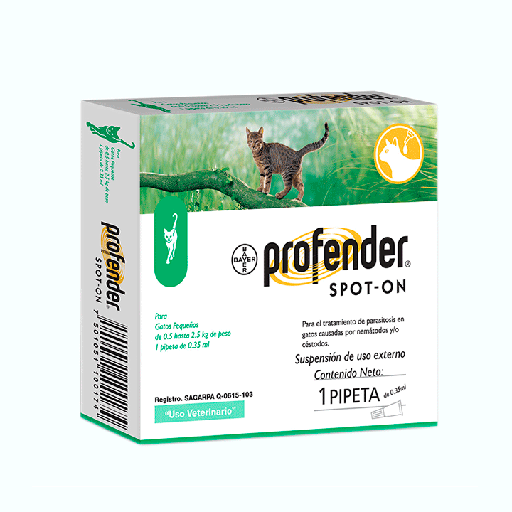 DESPARASITANTE INTERNO PARA GATO PROFENDER 1 PIEZA