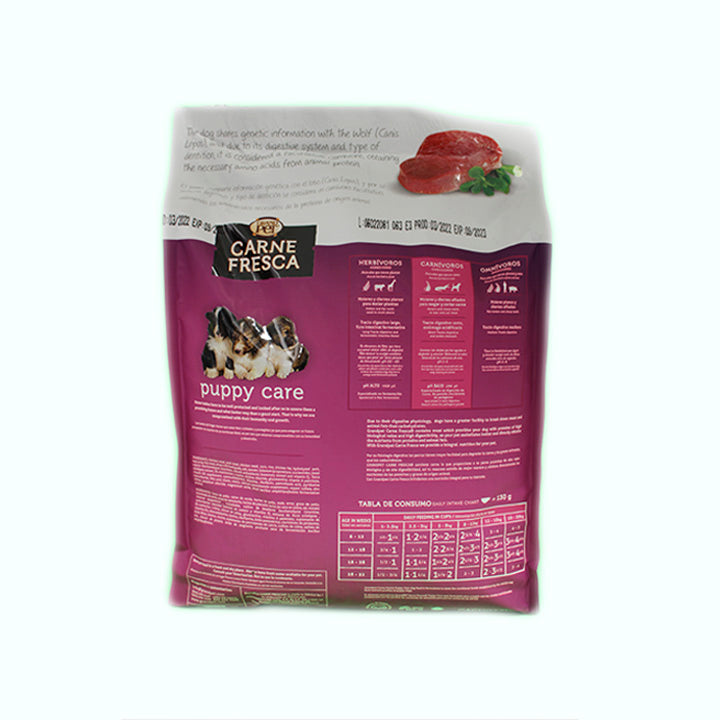 ALIMENTO CARNE FRESCA PUPPY CARE